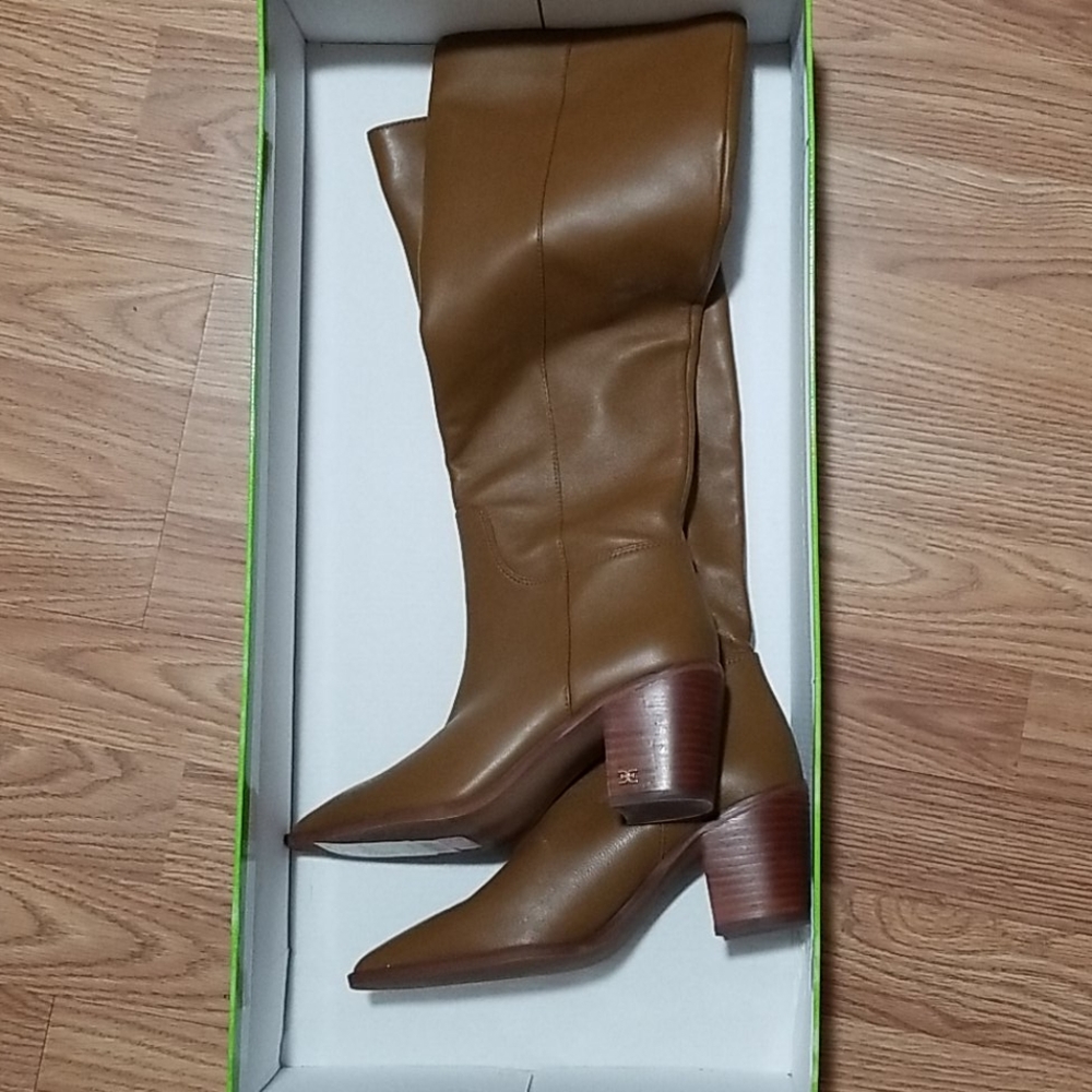 Sam Edelman Lindsey Pointed Toe Chocolate Boots